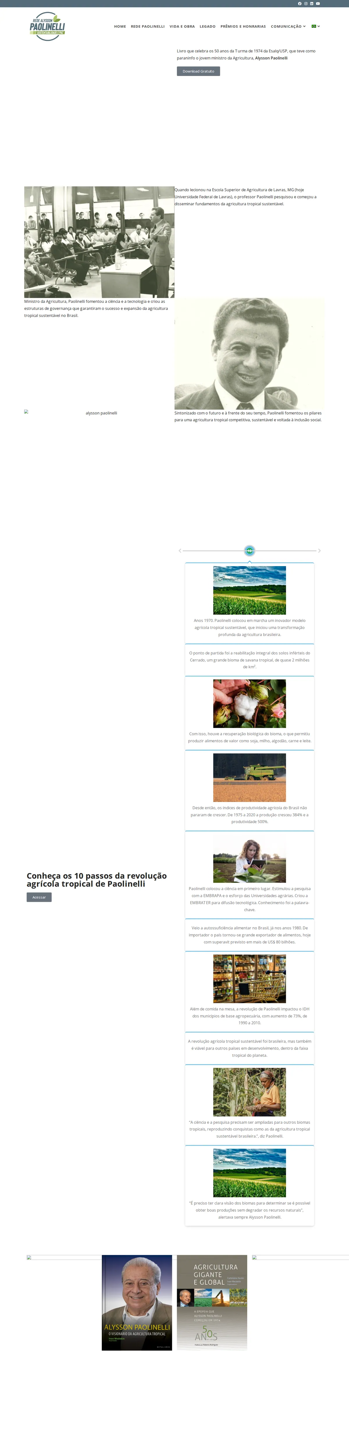 Site criado pela reZeta Sites para Rede Paolinelli